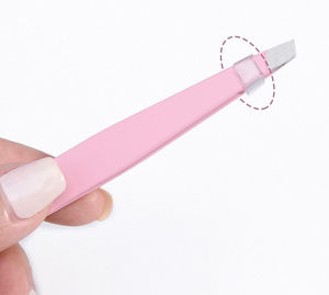 แหนบถอนขนคิ้วสแตนเลสหลายสีเครื่องมือดูแลความงามแหนบคิ้ว2024 - Product Image 1