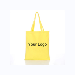 Bolsa de compras de algodón natural duradero personalizado barato de buena calidad, bolsa de lona de embalaje, bolsas de mano lisas - Product Image 4