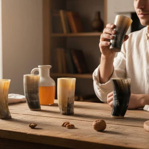 Cuerno para Beber, Copa de Vidrio Vikinga, Ecológica, de Alta Calidad - Product Image 1