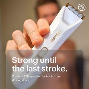 Tondeuse rechargeable USB-C à double tête avec lames en céramique, étanche, pour usage humide/sec, pour les poils du corps et des parties intimes des hommes et des femmes - Product Image 4