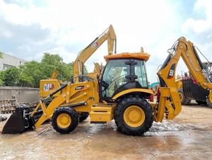 Machines de construction utilisées 2 tonnes CAT 420F, 416f, chargeuse-pelleteuse tracteur frontal à 4 roues motrices pour la construction - Product Image 2