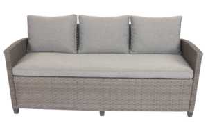 Juego de comedor al aire libre con sensación cómoda, marco de acero, muebles de ratán para exteriores, juego de sofá de comedor de ratán Pe 211G Phu Linh Vietnam - Product Image 2