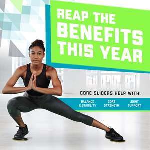 Set di 2 Slider per Allenamento Completo del Corpo in Materiale EVA e ABS - Product Image 6