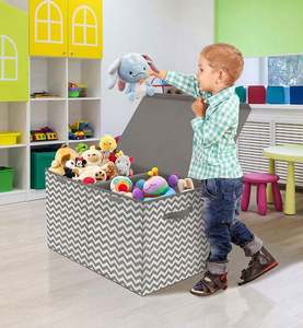 Collapsible <b>Storage</b> Home Organization Toy Chest Closet Large <b>Kids</b> <b>Storage</b> <b>Boxes</b> Foldable Clothing Organizer - Product Image 5