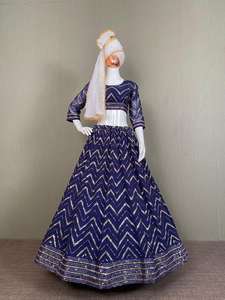 Lehenga choli – broderie à la mode, nouvelle collection, look tendance, Georgette, vêtements indiens pour filles, bas prix - Product Image 6