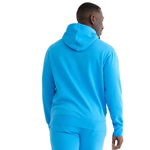 Sweat à capuche de meilleure qualité de couleur bleue pour hommes, sweat à capuche confortable au design personnalisé, sweat à capuche à motif imprimé du Bangladesh - Product Image 3