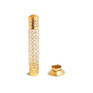 Soporte de incienso de latón de cristal artesanal, nuevo estilo, soporte de varilla de incienso de fragancia para el hogar para soporte de Decoración de mesa - Product Image 2