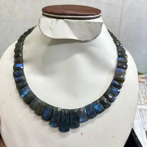 Collar de labradorita negra natural 430 quilates Piedras preciosas sueltas de piedras preciosas de fuego - Product Image 3