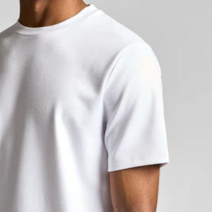 T-shirts à manches courtes col rond pour hommes de haute qualité pour Gym Fitness décontracté et Hip Hop été tricoté vêtements de cérémonie en gros Pakistan - Product Image 6