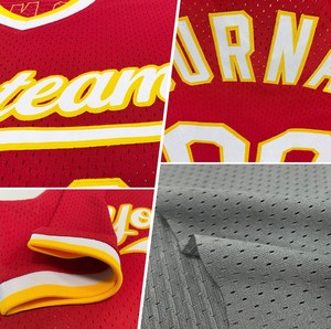 Maillot de baseball rétro personnalisé - 100% polyester respirant, imprimé par transfert thermique, motif 3D, col en V, unisexe, adulte, nom/nombre - Product Image 6