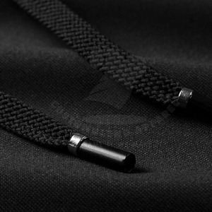 มีฮู้ดสำหรับผู้ชายผ้าคอตต้อน/โพลีเอสเตอร์/ ผ้าโพลีเอสเตอร์แห้งเร็วระบายอากาศได้ดีพิมพ์ลายสีพื้นสำหรับใช้งานกลางแจ้ง - Product Image 4