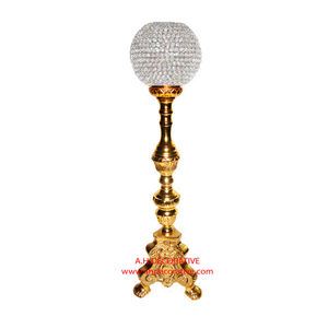 Bougeoir en boule de cristal plaqué argent pour décorations de table Bougeoir fait main nouveauté pour décoration de mariage - Product Image 6