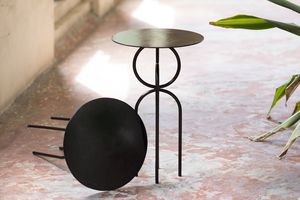<b>Round</b> Iron <b>Table</b> Handmade wholesale Made in India 2023 for usage living room bedroom office bedroom hotel room best quality - Product Image 5