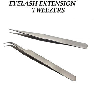 Pinzas para pestañas de punta fina, herramienta de belleza cosmética, accesorio de belleza ligero y preciso, pinzas para pestañas duraderas - Product Image 5