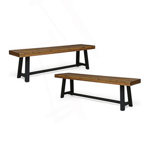 American Vintage Brown <b>Solid</b> <b>Wood</b> Computer <b>Desk</b> Rectangular Home Workstation DESK2-0052 - Product Image 6