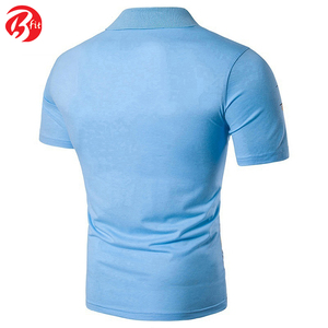 Nouveau style de polos respirants en polyester et coton pour hommes Vente en gros de polos à manches courtes élégants pour adultes - Product Image 2