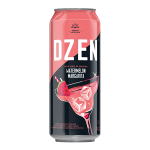 Bebida de cóctel de sandía Margarita Dzen Long Drinks, dulce y afrutada, baja en alcohol, 7%, en lata (envasada), 500 ml - Product Image 1