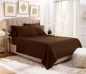 Parure de draps King Size 125GSM en tissu doux, confortable et durable – Collection Linge de Chambre - Product Image 3