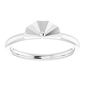 Stuller Fashionable Gold Plated Stainless Steel Starburst Cluster <b>Ring</b> Trendy Stackable Inlay with Number Shape Gift - Product Image 3