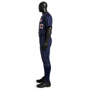 Polyester/Cotton <b>Baseball</b> Jersey Short Crew Neck T-Shirt Sublimated Print Custom Team Name Numbers Breathable Fabric Front/Back - Product Image 1