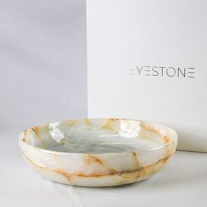 Nhiều màu tự nhiên Onyx Đá Cẩm Thạch Bát Top xu hướng vòng sang trọng màu xanh lá cây đá cẩm thạch bát với tùy chỉnh bao bì thanh lịch trang trí nội thất - Product Image 4