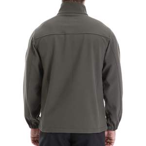 Chaqueta Softshell Impermeable con Diseño de Logotipo Personalizado, Chaqueta Térmica de Exterior Resistente al Viento con Cremallera Completa - Product Image 2