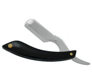 Rasoir professionnel à bord droit en acier inoxydable de haute qualité avec service OLED avec logo personnalisé - Product Image 1