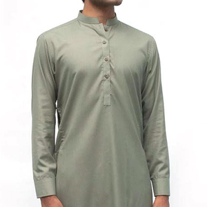 Vente en gros de qualité supérieure pour hommes Shalwar Kameez Robe à manches longues style estival - Product Image 6