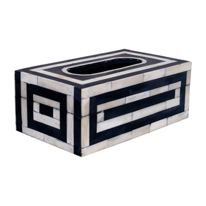 Handmade Bone <b>Resin</b> Inlay Napkin Holder and Tissue Box Decorative Craft <b>Gift</b> Pattern Model for Home Hotel or Restaurant - Product Image 1