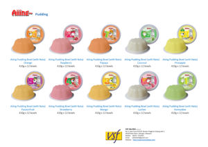 Aiiing Fruity <b>Pudding</b> Bowl with Nata De Coco 410g X 12 Bowls Honeydew Flavour Fruit <b>Pudding</b> extra Malaysia Snacks - Product Image 3