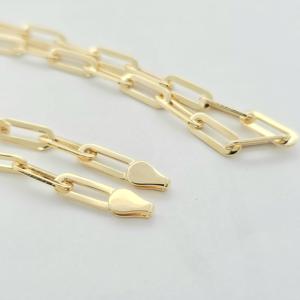 Collar de Eslabones Cubanos de Plata de Ley Chapado en Oro de 14K, Estilo Clásico, el Más Vendido, para Hombre, Unisex, de Alta Calidad, para Bodas y Fiestas - Product Image 4