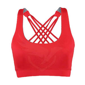 สปอร์ตบราผ้าโพลีเอสเตอร์สำหรับเล่นกีฬา - Product Image 1