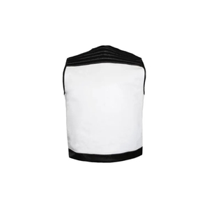 Gilet en cuir de motard de bonne qualité pour hommes par Maximze Wear Nouveau design élégant Gilet en cuir Offre Spéciale vente en gros de motocyclette - Product Image 6
