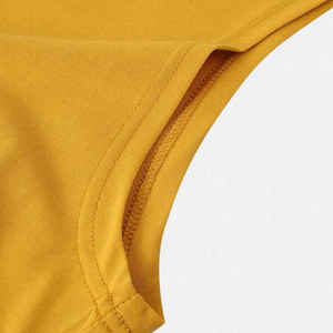 Nueva llegada logotipo personalizado precios al por mayor 100% algodón camiseta sin mangas hombres liso teñido y material de secado rápido hecho hombres camisetas sin mangas - Product Image 3