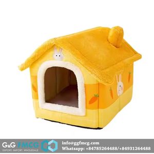 Venta al por mayor súper grande suave algodón Floral colchón casa para reptiles uso interior/exterior transpirable forma de semicírculo - Product Image 5