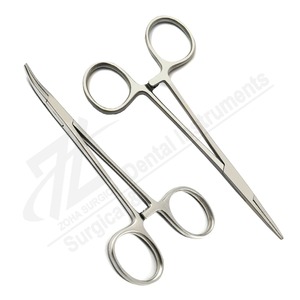Halstead-Mosquito Artère Forceps Droit/Courbé Chirurgie Orale Hémostats 2 Halstead-Mosquito Courbé 12 cm Acier Inoxydable - Product Image 1