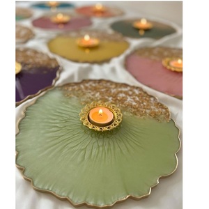 Resin <b>coaster</b> Resin <b>coaster</b> for Desktop and <b>Table</b> Top Customized Color and Shape Handmade <b>Coasters</b> - Product Image 1