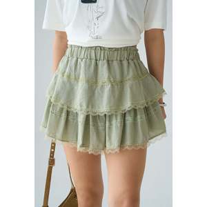 กระโปรงลูกไม้สีเขียว - Product Image 3
