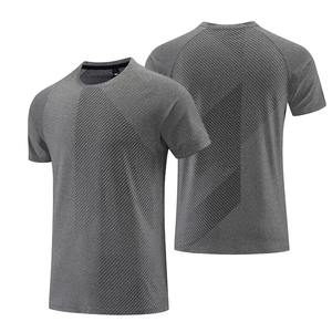 OEM Sportswear Hommes Athlétique Personnalisé Slim Fit Séchage Rapide Fitness Chemises Impression Évacuation De L'humidité Plus La Taille Running Gym Chemises Hommes - Product Image 5