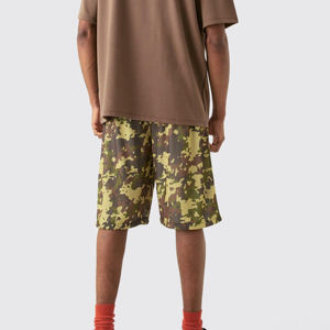 กางเกงบาสเก็ตบอลแบบสั่งทำจากโรงงาน ลายใหม่ ดีไซน์ทันสมัย เอวยางยืด ความยาวปานกลาง - Product Image 4