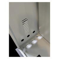 Boîtier de distribution métallique OEM, pliage de précision, finition thermolaquée, indice de protection IP55 pour la gestion du câblage, panneau électrique