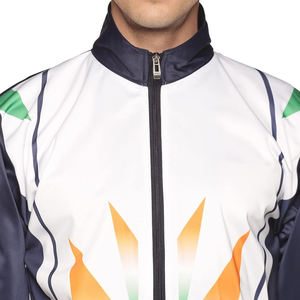 ชุดวอร์มผ้าโพลีเอสเตอร์สำหรับผู้ชายชุดวิ่งออกกำลังกายผ้าโพลีเอสเตอร์แบบเข้ารูปสำหรับผู้ชายโลโก้ตามสั่ง - Product Image 5