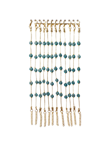 Bracelet en acier inoxydable plaqué zircon DAFNI BIG PAZAR - Cadeau tendance Istanbul pour la Saint-Valentin, nouveauté promotionnelle - Product Image 4