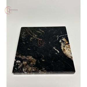 เขียงหินอ่อนสีดำล้วนอุปกรณ์ตกแต่งห้องครัวธรรมชาติสำหรับสับทันสมัย - Product Image 2