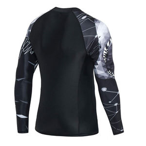 La mejor calidad Custom No-Gi Rash Guard para adultos Impreso MMA con mangas largas Transpirable y Anti-UV para entrenamiento - Product Image 6