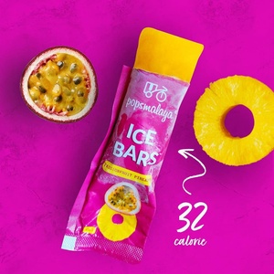 PopsMalaya Barres glacées au raisin, lot de 6, sorbet à faire congeler à la maison, à base de vrai jus de raisin, sans produits laitiers, adapté aux enfants, faible en calories - Product Image 4