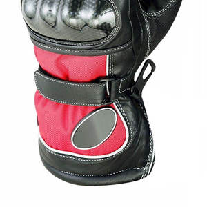 Black <b>Leather</b> Biker Gloves for Men Custom OEM Service Urban Fashion Motorbike Racing Summer Winter Breathable Motorcycle Gloves - Product Image 6