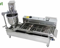 Friteuse à gaz à 2 compartiments en acier inoxydable gris, capacité de 2,7 litres, avec garantie d'un an, 220-240V 100W, pour usage commercial