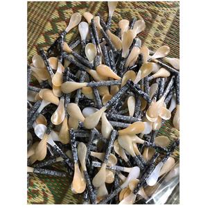 Ensemble de cuillères à salade jetables élégantes faites à la main avec poignée en résine et corne de buffle écologique pour les cadeaux - Product Image 2