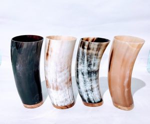 Copas de Cuerno de Búfalo Natural Hechas a Mano, Pulido, Estilo Animal, Artesanía, Surtidas, para Vino, Cerveza, Estilo Vikingo, Impermeables - Product Image 1